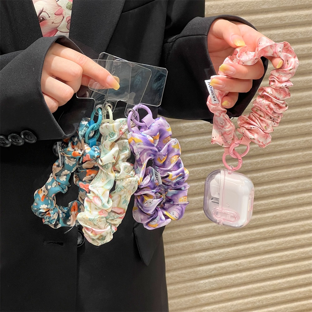 Women'S Fashion Jewellery - 여성용 실크 새틴 스크런치, 범용 휴대폰