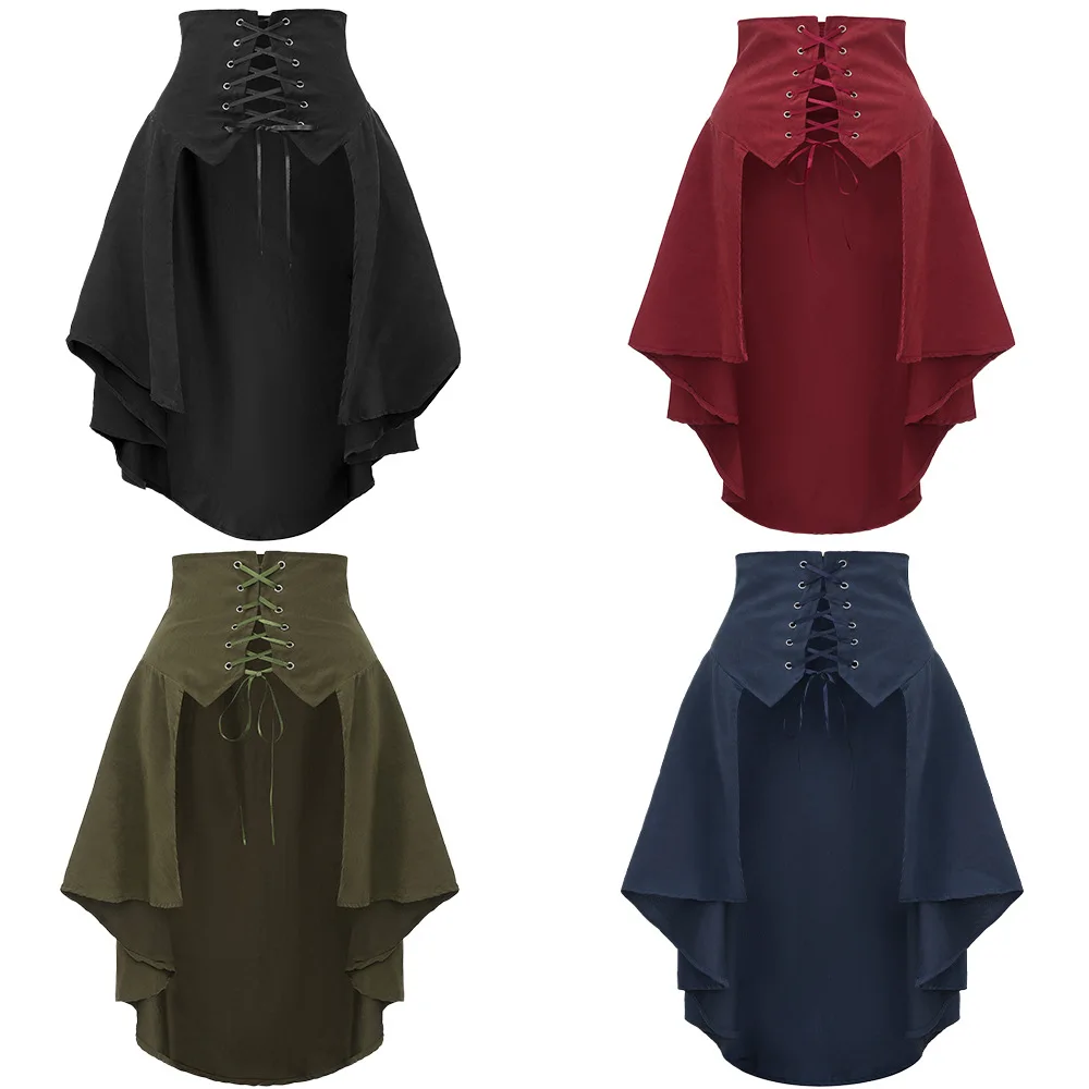 Corset Top Boned - 탈부착 가능한 오버스커트 여성 펑크 스왈로우
