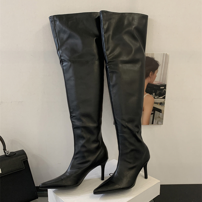 2026년 겨울 디자인 플리츠 포인티드 토 여성 롱 오 - Women'S Fashion Winter 2026 리뷰 및 가격