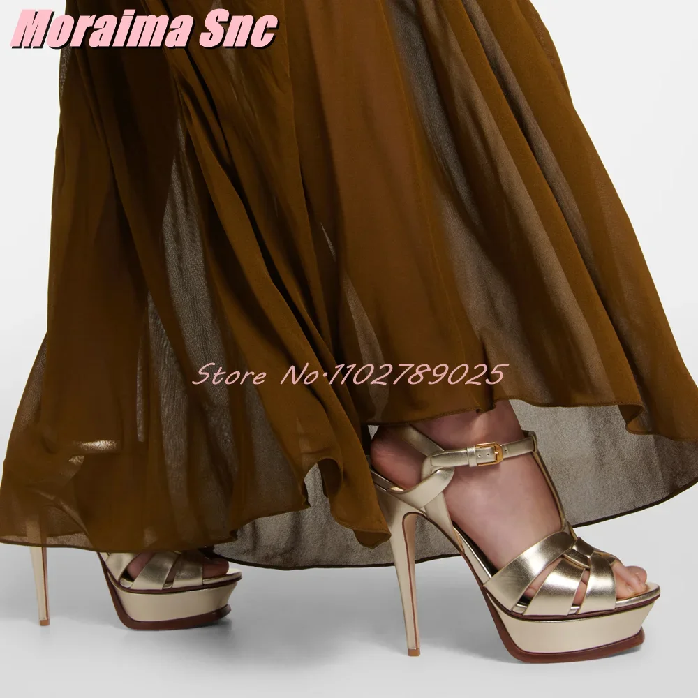 플랫폼 웨이브 T 스트랩 스퀘어 토 샌들, 스틸레토 하 - Women Fashion Ideas 리뷰 및 가격
