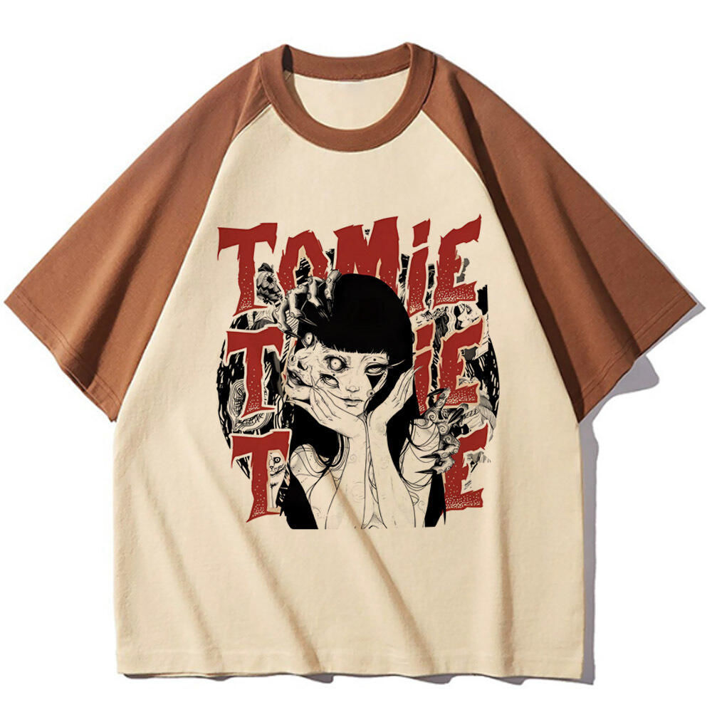 Junji Ito 탑 티셔츠 소녀 디지털 빈티지 200 - Women'S Fashion From The 80S 리뷰 및 가격