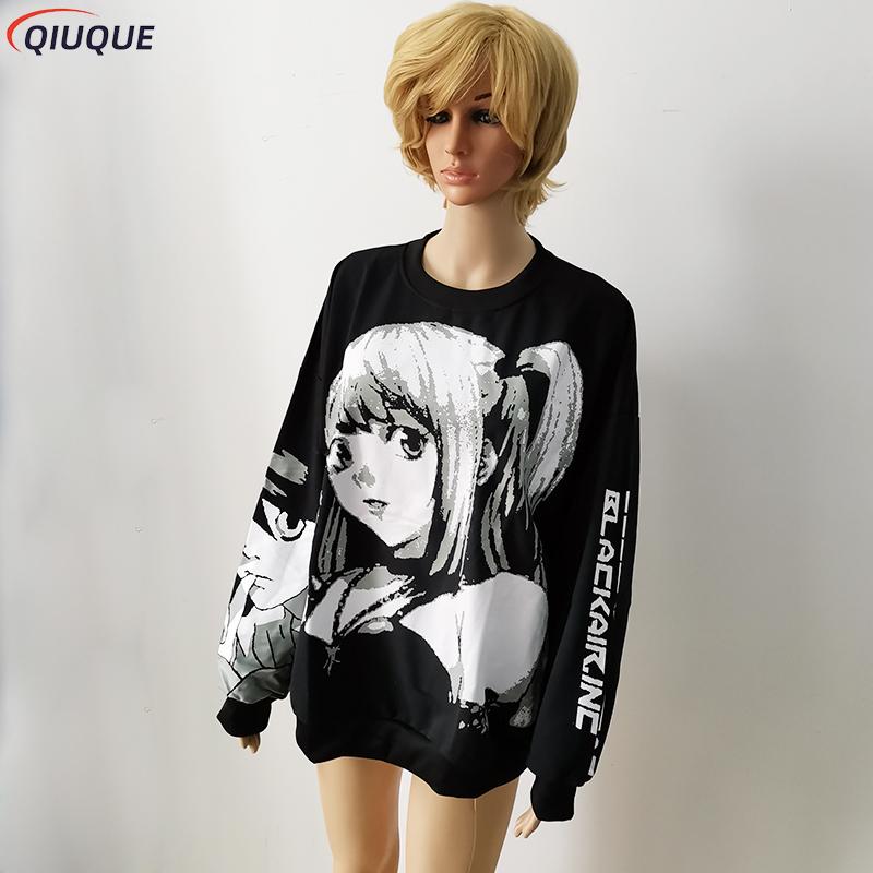 애니메이션 데스노트 미사 아마네 후디 소녀 하라주쿠 코 - Hoodie Women Oversized 리뷰 및 가격