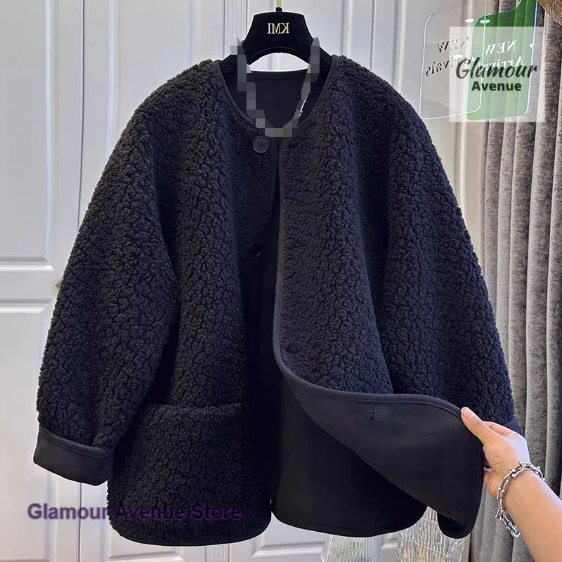 한국 스타일 양털 코트 여성용 가을 겨울 신상 패션 스 - Sherpa Coat Women 리뷰 및 가격