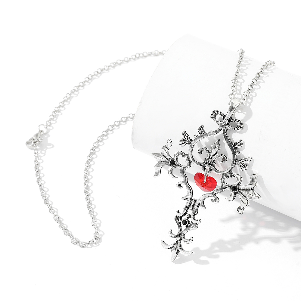 패션 절묘한 목걸이 빈티지 신성한 심장 보석 크리스탈  - Women'S Fashion Jewellery 리뷰 및 가격