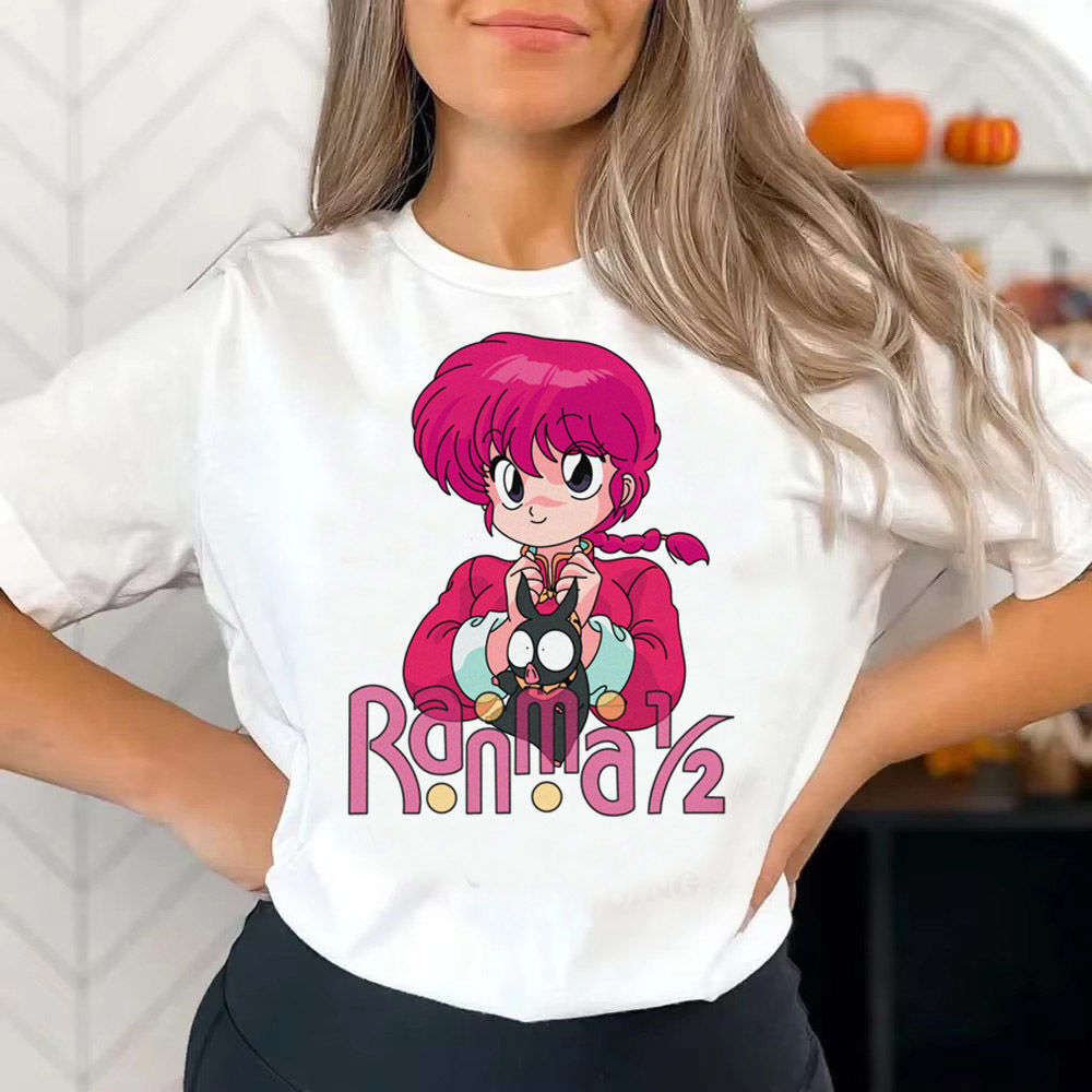 Ranma 탑 티셔츠 틴 레트로 80년대 고딕 통기성  - Women'S Fashion From The 80S 리뷰 및 가격